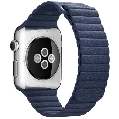 Ремешок 42mm Midnight Blue Leather Loop - L для Apple WATCH