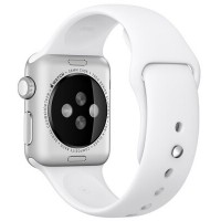 Ремешок Apple WATCH 42mm White Sport Band - M/L & L/XL