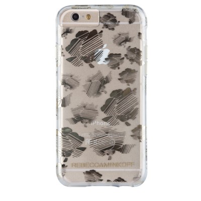 Чехол-накладка Case-Mate для iPhone 6/6S Metallic Prints (Naked Striped/Floral)