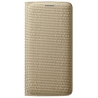 Чехол-книжка Samsung Galaxy S6 Edge Flip Wallet (золотой)