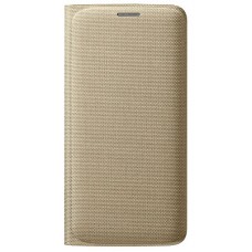 Чехол-книжка Samsung Galaxy S6 Edge Flip Wallet (золотой)