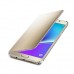 Чехол-книжка Samsung Galaxy Note 5 Clear View Cover (золотой)