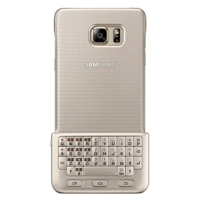 Чехол-клавиатура Samsung Galaxy Note 5 Keyboard Cover (золотой)