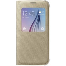 Буклет Samsung Galaxy S6 G920 S View (золотой) EF-CG920BFEGRU