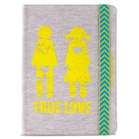 Чехол Puro Book+cover Love универсальный 7" (серый)