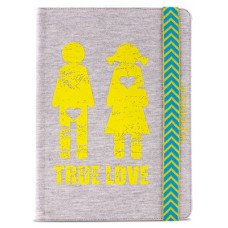 Чехол Puro Book+cover Love универсальный 7" (серый)