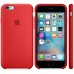 Чехол-накладка Apple iPhone 6/6S силикон (красный) MKY32