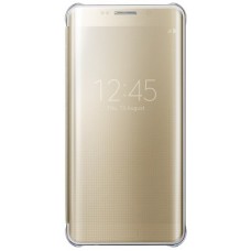 Чехол-книжка Samsung Galaxy S6 Edge+ View Cover (золотой)