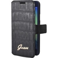 Чехол-книжка Guess для Samsung A3 Folio Croco Collection (черный)