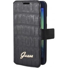 Чехол-книжка Guess для Samsung A3 Folio Croco Collection (черный)