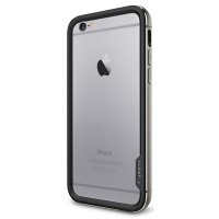 Бампер SGP Hybrid EX Metal для iPhone 6/6S (серый)
