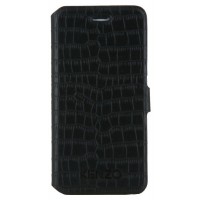 Чехол-книжка Kenzo для iPhone 6/6s Folio Croco Finish (черный)