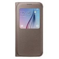 Буклет Samsung Galaxy S6 G920 S View (золотой)