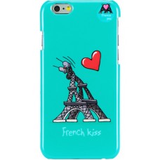 Чехол-накладка Hihihi для iPhone 6 Lacquered French Kiss (голубой) Чехол-накладка Hihihi для iPhone 6 Lacquered French Kiss (голубой)