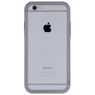 Бампер Just Mobile AluFrame для iPhone 5/5S Aluminium (серый)