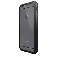 Чехол-накладка Colorant для iPhone 6/6S С1 Soft Clear (черный)