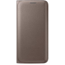 Чехол-книжка Samsung Galaxy S6 Edge Flip Wallet (золотой)