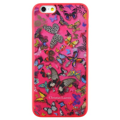 Чехол-накладка Christian Lacroix для iPhone 6 Butterfly Parade (розовый)