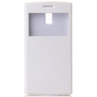 Буклет для Doogee DG580 leather (белый)