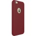 Чехол-накладка Gosh Analina Faux для iPhone 6/6s (красный)