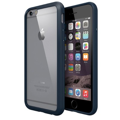 Чехол-накладка Colorant для iPhone 6/6S С1 Soft Clear (синий)
