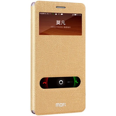 Буклет Mofi для Xiaomi RedMi Note (золотой)