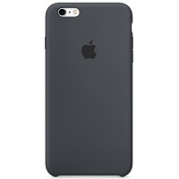 Чехол-накладка Apple iPhone 6/6S силикон (темно-серый) MKY02