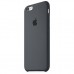 Чехол-накладка Apple iPhone 6/6S силикон (темно-серый) MKY02