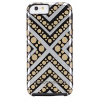 Чехол-накладка Case-Mate для iPhone 6/6S Metallic Prints (Chevron Dot)