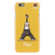 Чехол-накладка Hihihi для iPhone 6 Lacquered I love Paris (желтый) Чехол-накладка Hihihi для iPhone 6 Lacquered I love Paris (желтый)