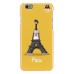 Чехол-накладка Hihihi для iPhone 6 Lacquered I love Paris (желтый)