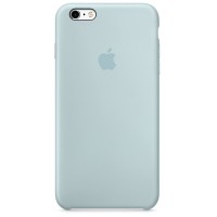 Чехол-накладка Apple iPhone 6/6S силикон (голубой) MLCW2