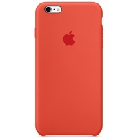 Чехол-накладка Apple iPhone 6/6S силикон (оранжевый) MKY62