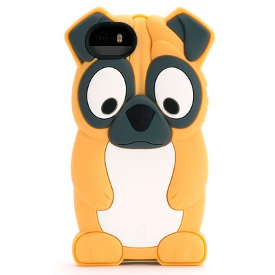 Чехол-накладка Griffin для iPhone 5/5s Kazoo Pug (бежевый)