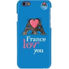 Чехол-накладка Hihihi для iPhone 6 Lacquered France love you (синий) Чехол-накладка Hihihi для iPhone 6 Lacquered France love you (синий)