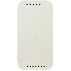 Чехол-книжка Melkco для HTC One M8 (белый)