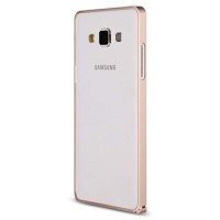 Бампер Metalic Slim для Samsung А300/А3 (золотой)