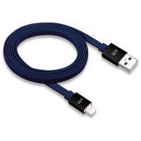 Кабель Just Mobile Lightning AluCable Flat (Blue)