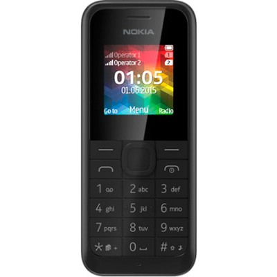 Nokia 105 Dual SIM Black