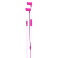 Наушники Xqisit Headset iE H20 (18736) pink+гарнитура