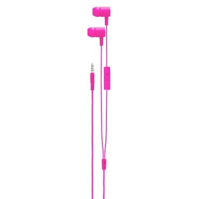 Наушники Xqisit Headset iE H20 (18736) pink+гарнитура
