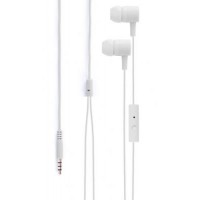 Наушники Xqisit Headset iE H20 (18734) white+гарнитура