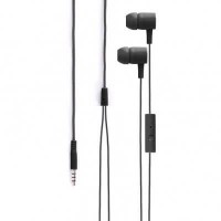Наушники Xqisit Headset iE H20 (18734) black+гарнитура
