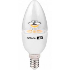 LED-лампа Canyon 6 Вт C35 150° теплый желтый свет (2700 К), прозрачная, цоколь E14 (BE14CL6W230VW)